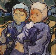 Vincent Van Gogh Two Little Girls Norge oil painting reproduction